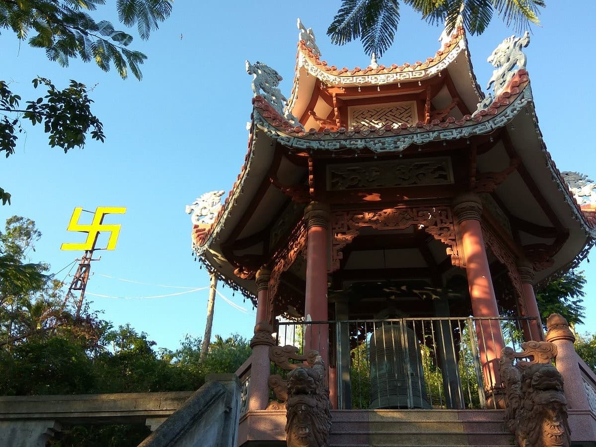 The majesty Dai Hong Chung Bell in the Long Son Temple Nha Trang