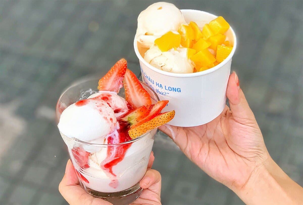 Halong Bay Travel Guide: Local Food - Ha Long Pearl Yogurt