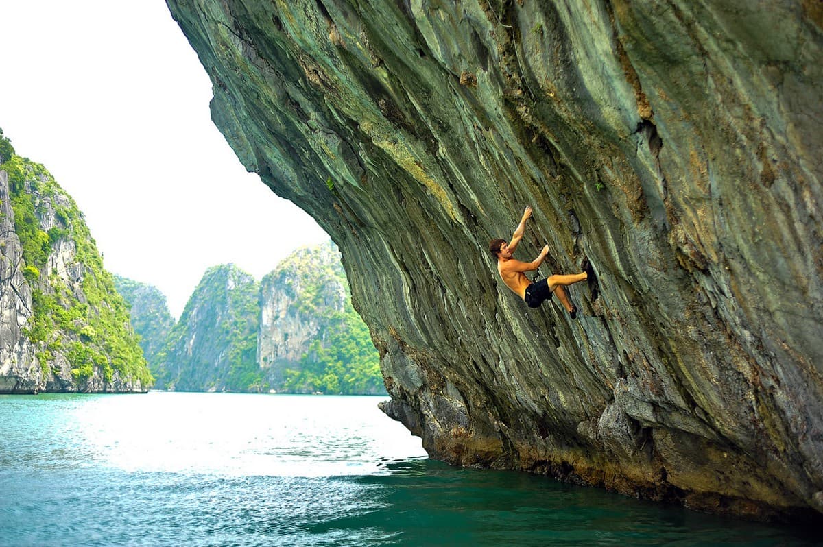 Must-Do in Halong Bay - Rock climbing