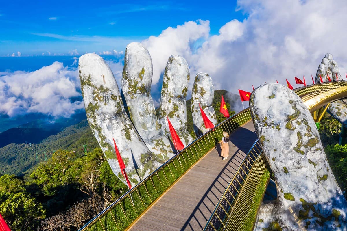 The iconic Golden Bridge (Da Nang)