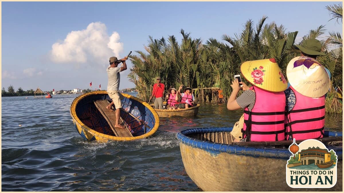 Things to Do in Hoi An - Bamboo Basket Boat in Cam Thanh Village