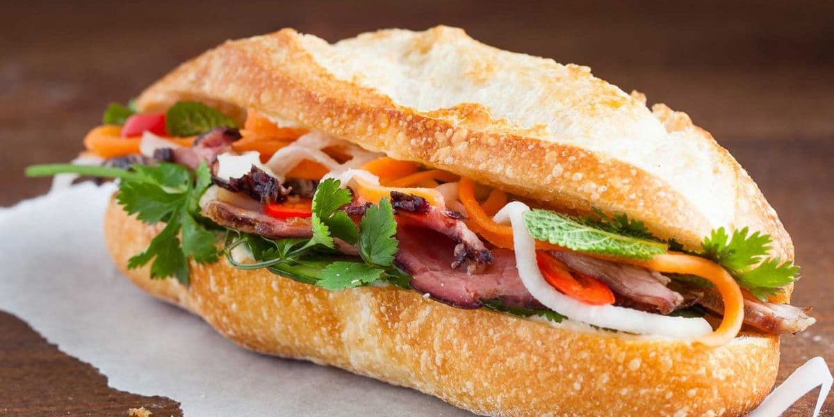 Traditional Vietnamese Food Banh Mi