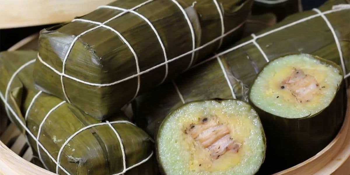 Traditional Vietnamese Food Tet Cake