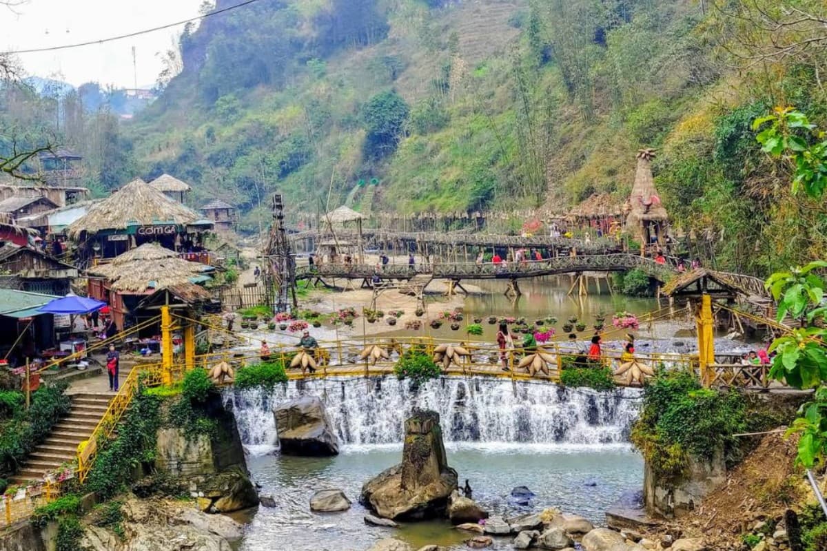 Cat Cat Village Stroll along scenic roads for a relaxing experience
