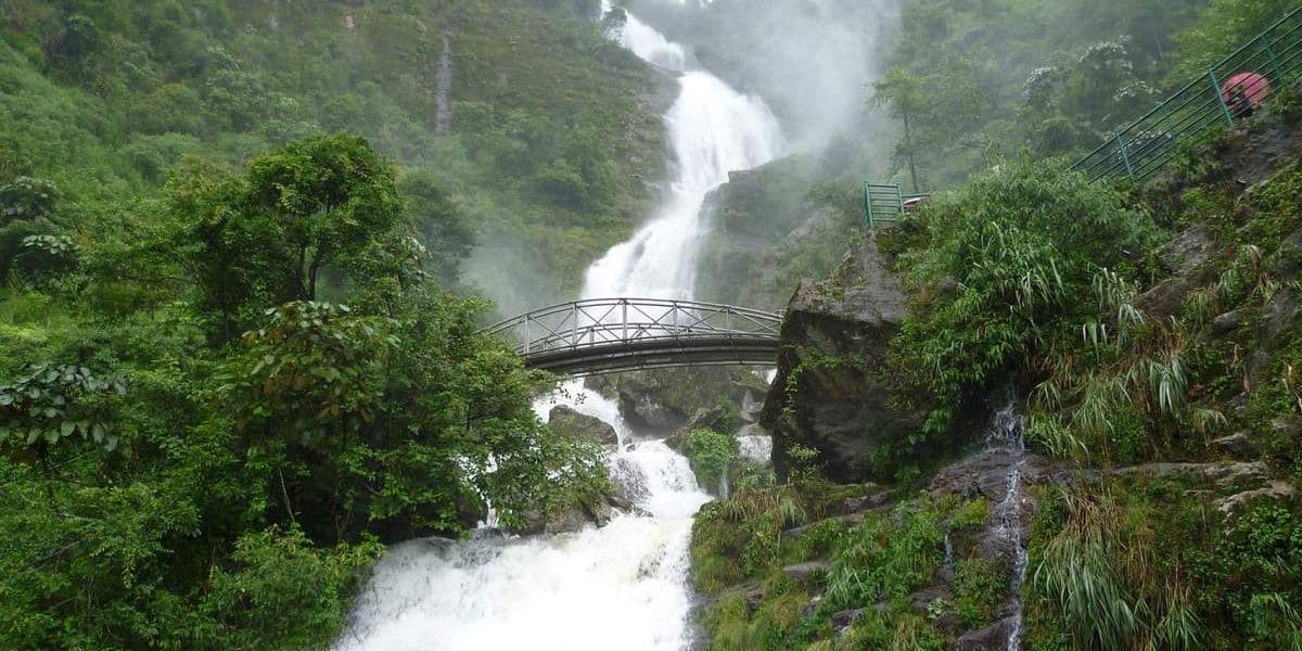 Location of Silver Waterfall