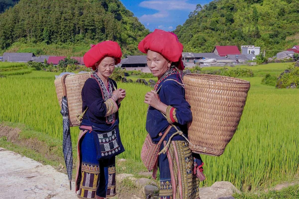 Ta Phin Village is home of Dao and H'Mong people