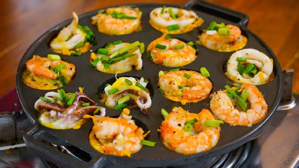 Vung Tau Vietnam Savory Mini Pancakes