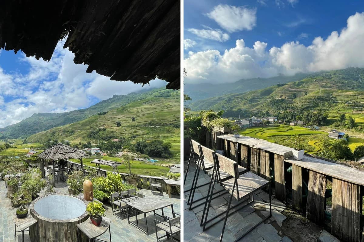 Sapa Coffee Shop Lá Dao Spa & Coffee House offers a natural retreat