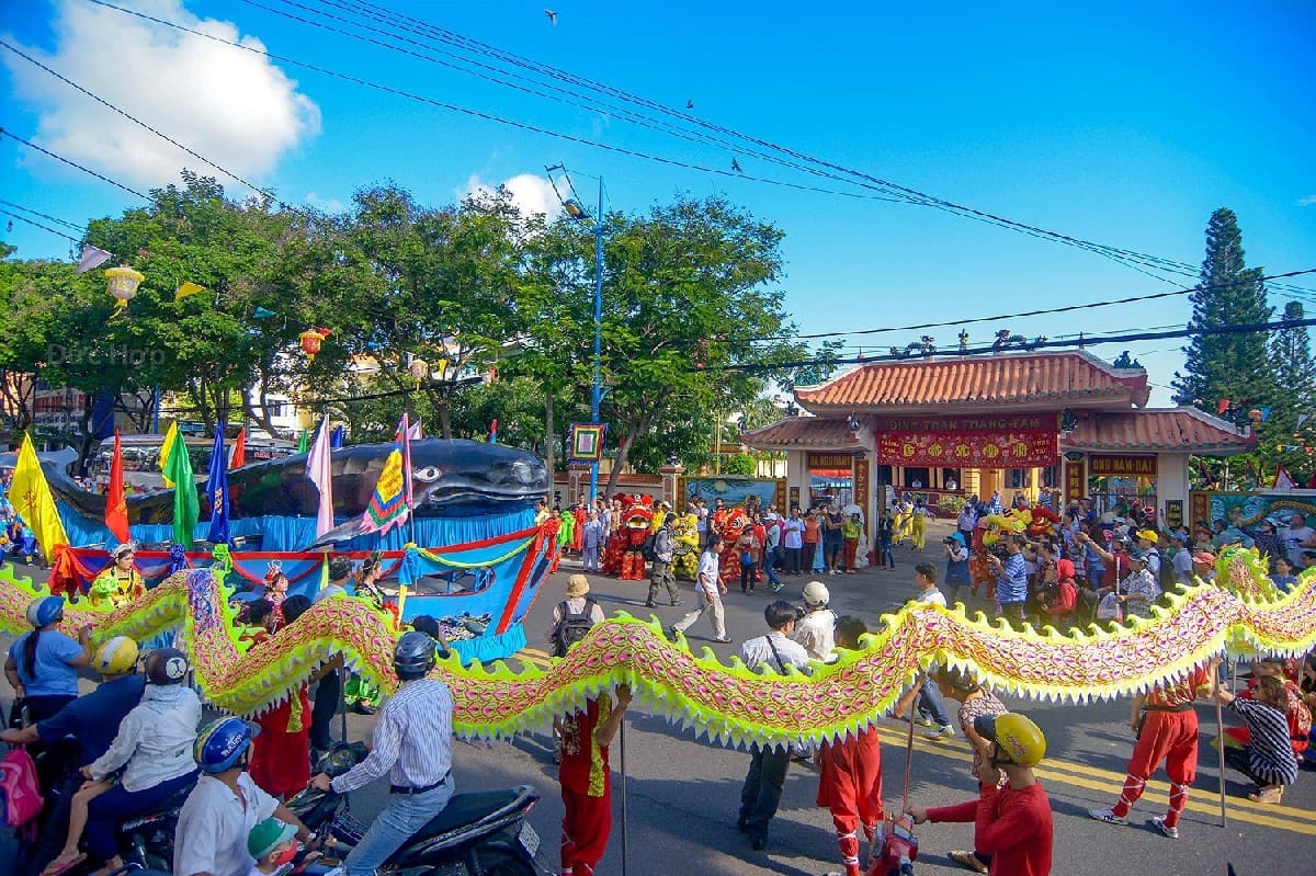 Thang Tam Temple (Whale Temple) Nghinh Ong Festival