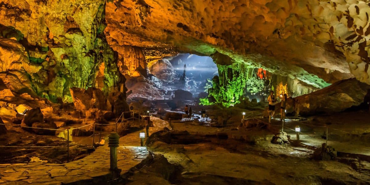 It's easy to get to Sung Sot Cave