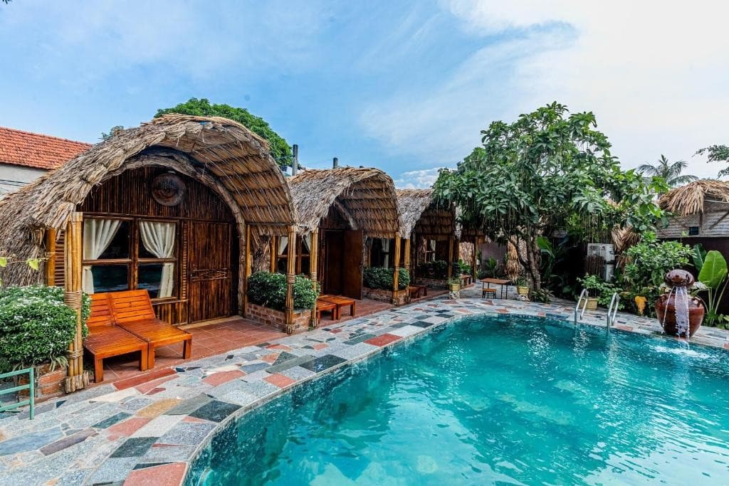 Places to Stay in Ninh Binh Tam Coc Bungalow - Pool