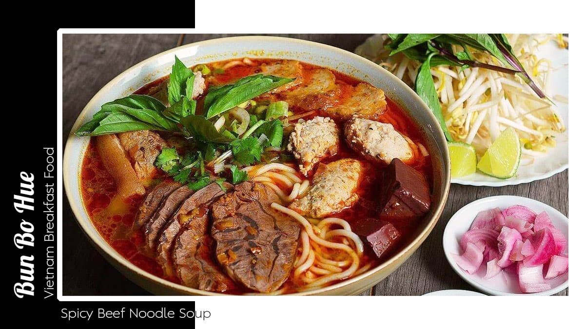 Vietnamese Breakfast Food - Bun Bo Hue