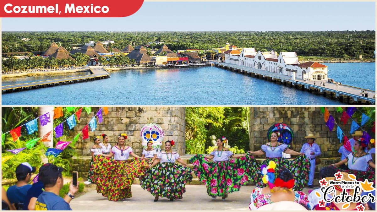 Warm Places to Visit in October - Cozumel, Mexico