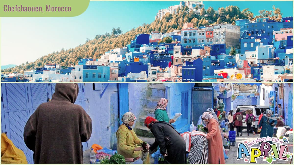 Best Places to Visit in April - Chefchaouen, Morocco