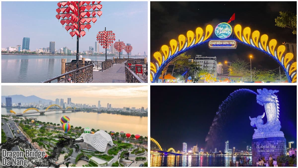 Enjoy vibrant nightlife near Dragon Bridge Da Nang