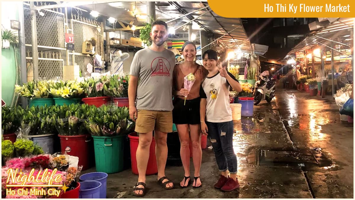 Spots for Nightlife Ho Chi Minh Experiences - Ho Thi Ky Flower Market