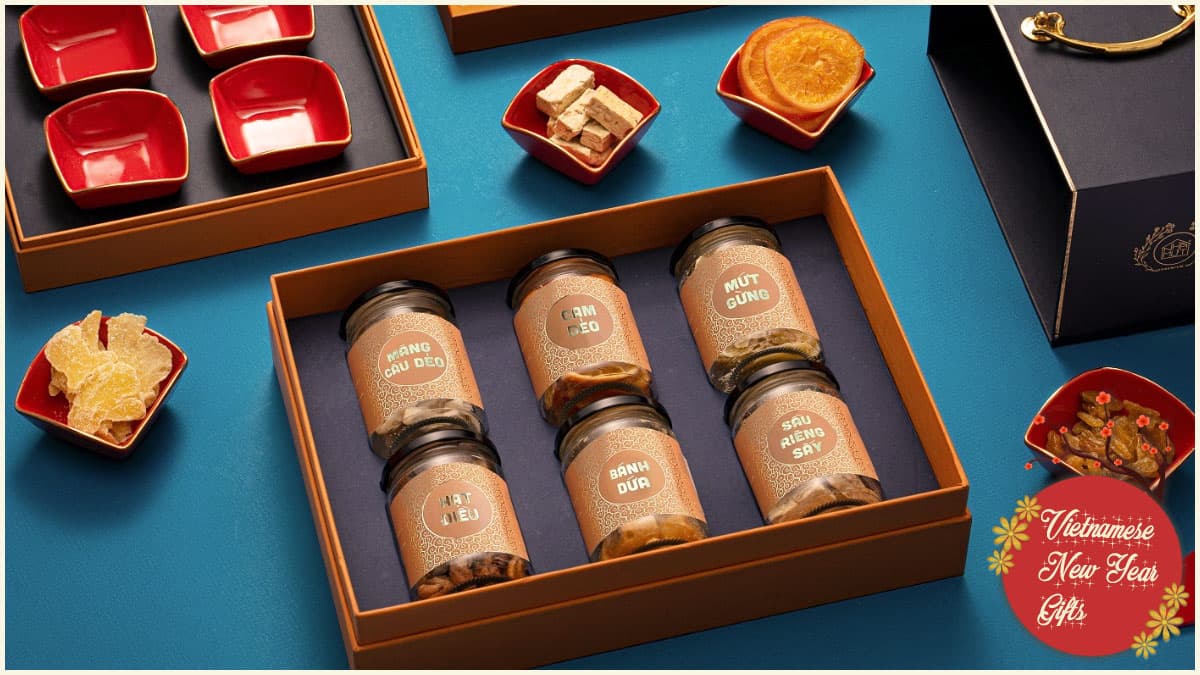 Traditional Vietnamese New Year Gifts - Mứt Tết