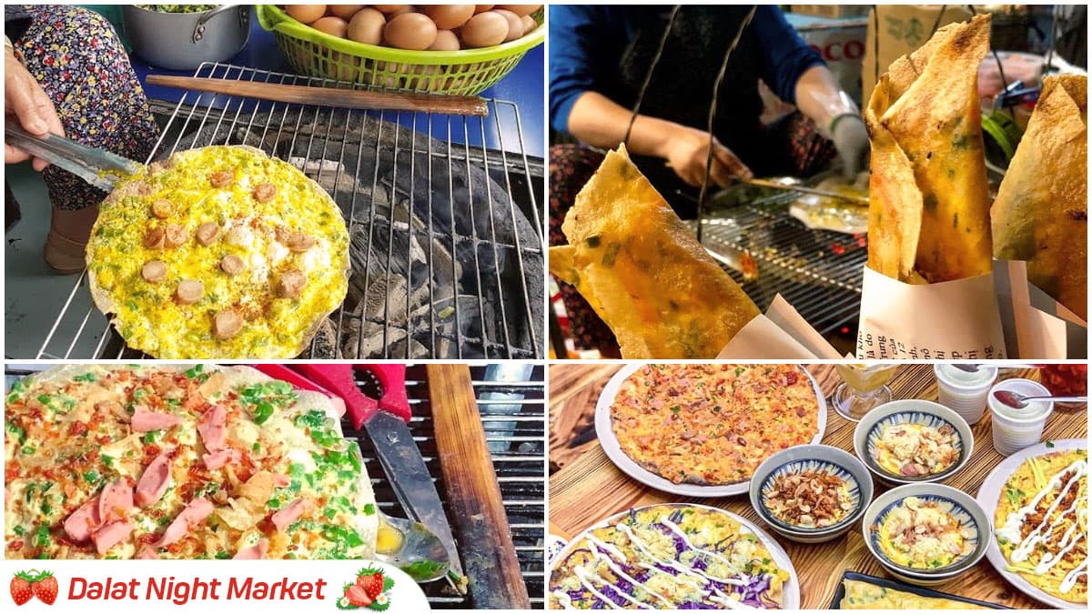 Must-Try in Dalat Night Market - Grilled Rice Paper