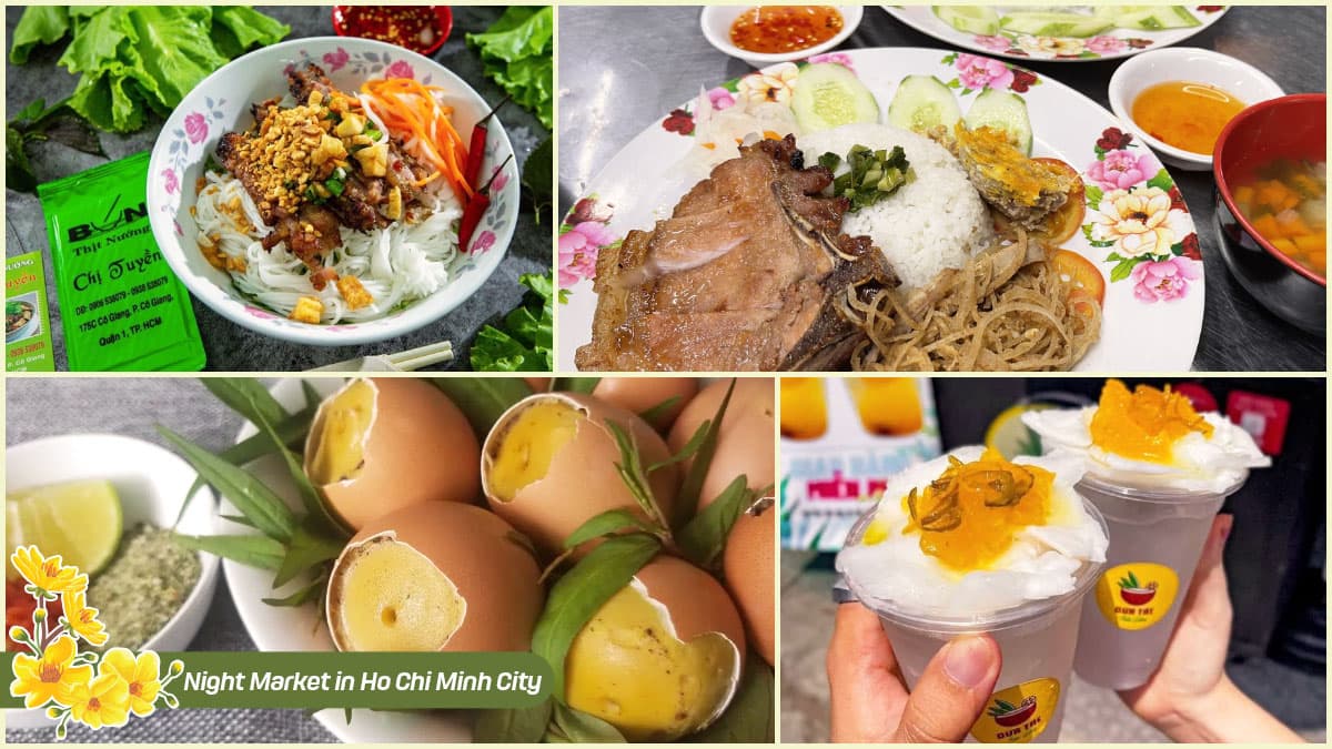Street Food to Try at Night Market in Ho Chi Minh City