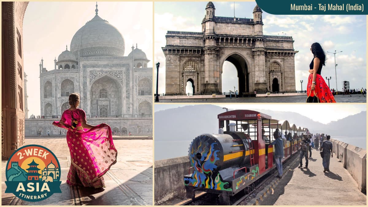 Destinations in Your 2-Week Asia Itinerary - Mumbai, Taj Mahal (India)