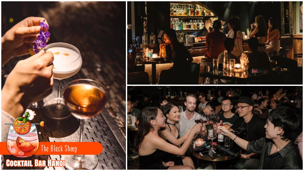 Cocktail Bar Hanoi - The Black Sheep