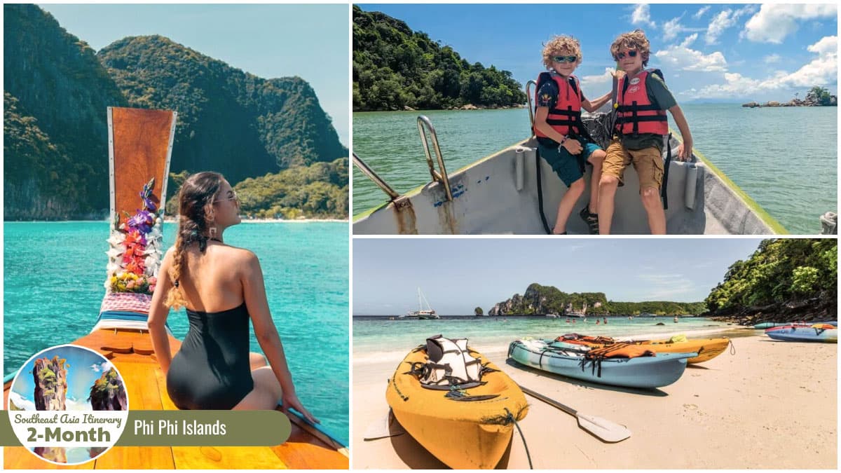 Destinations for a 2-Month Southeast Asia Itinerary - Phi Phi Islands