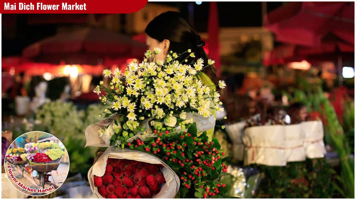 Flower Market Hanoi - Mai Dich Flower Market