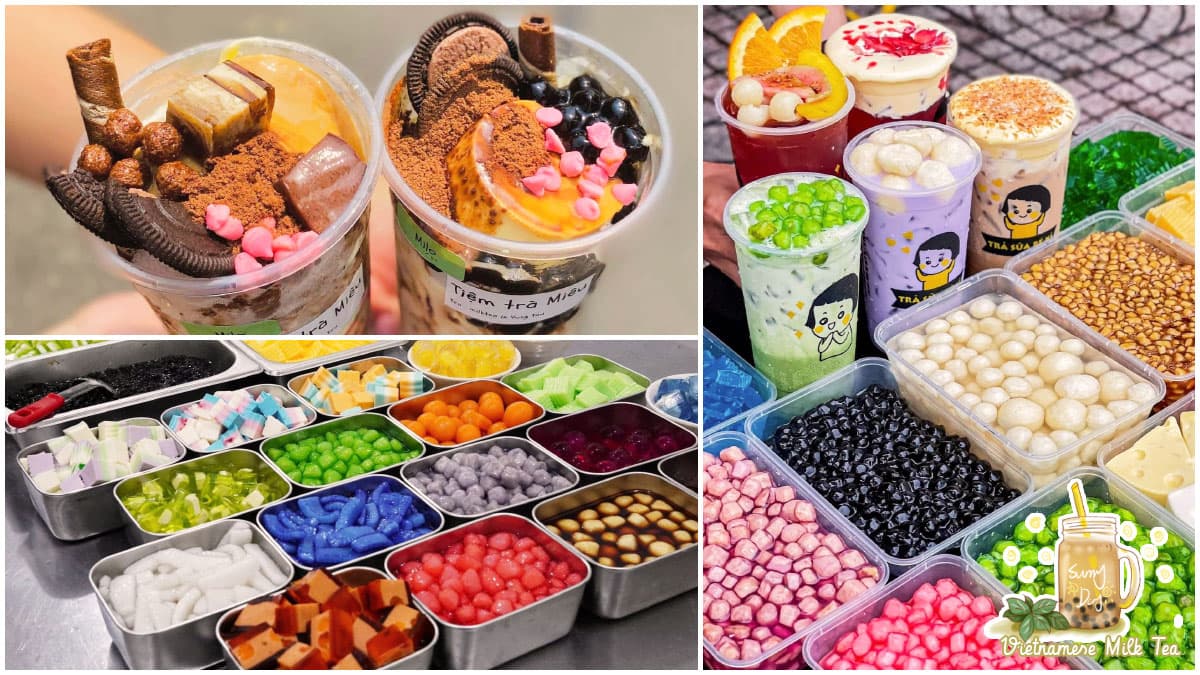 Most Beloved Vietnamese Milk Tea Toppings