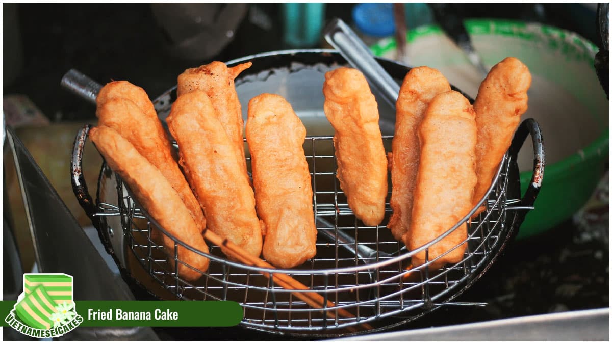 Vietnamese Cakes - Fried Banana Cake