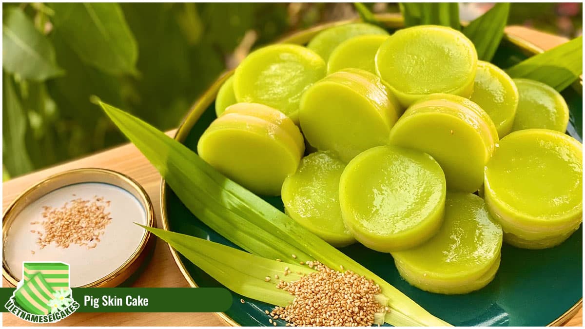 Vietnamese Cakes - Pig Skin Cake