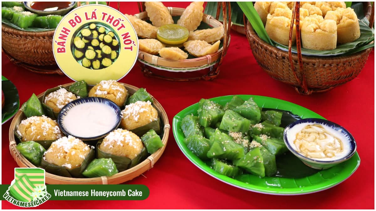 Vietnamese Cakes - Vietnamese Honeycomb Cake