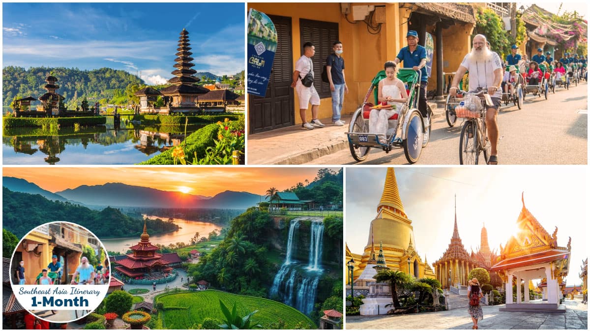 What to Experience on a 1 Month Southeast Asia Itinerary