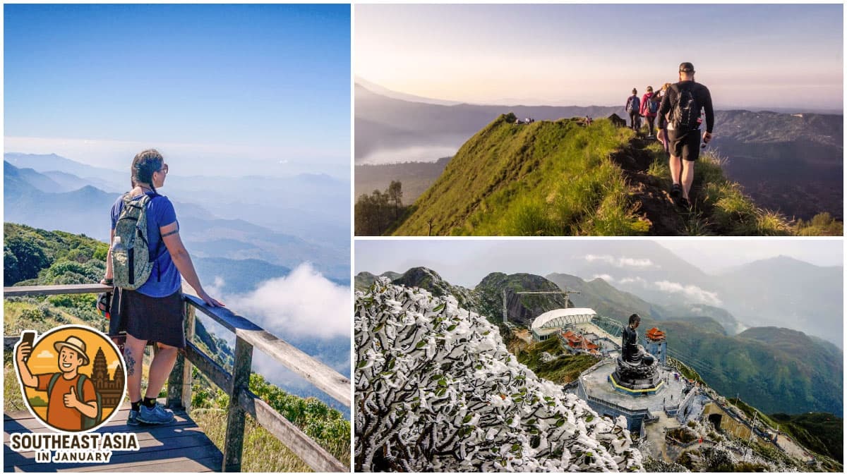 Best Places to Visit in Southeast Asia in January for Adventurers