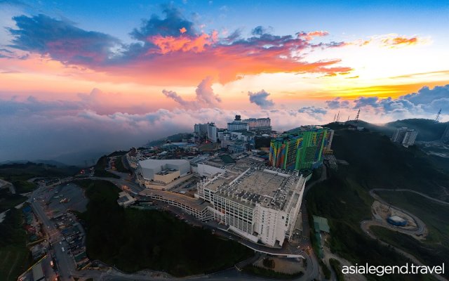 Genting Highlands as seen from above