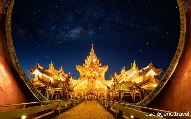 Highlights of Yangon 5 Days 4 Nights Karaweik Palace