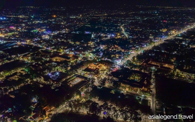 In to the Heart of Cambodia 7 Days 6 Nights Siem Reap Skyline at Night
