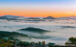 Nha Trang and Da Lat Tour 5 Days 4 Nights Da Lat Town covered by fog