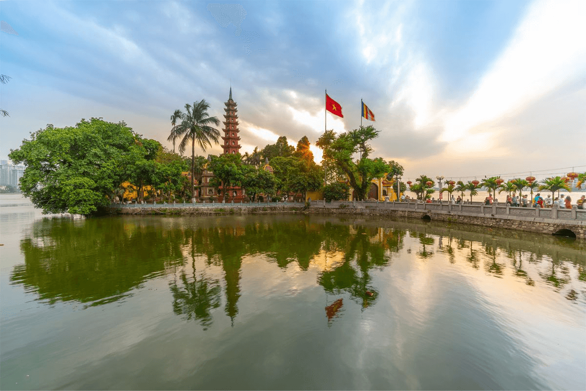 Tran Quoc Pagoda (Hanoi Vietnam): A iconic destination of the capital city of Vietnam