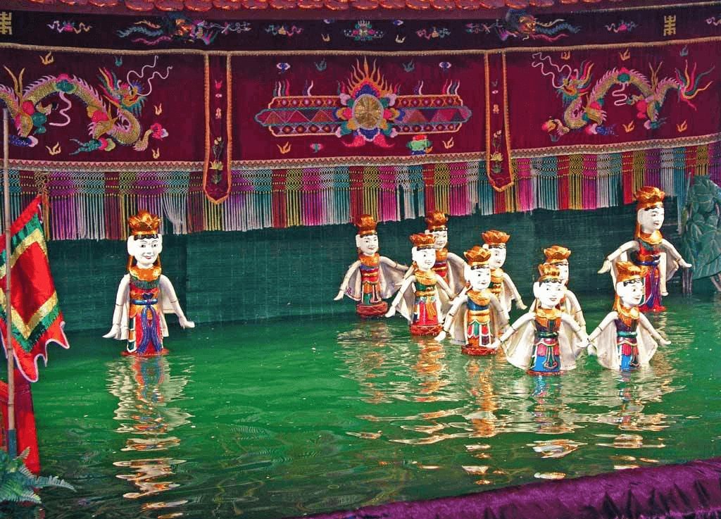 What to Do around Sword Lake - Watching Water Puppet Show in Thang Long Water Puppet Theater