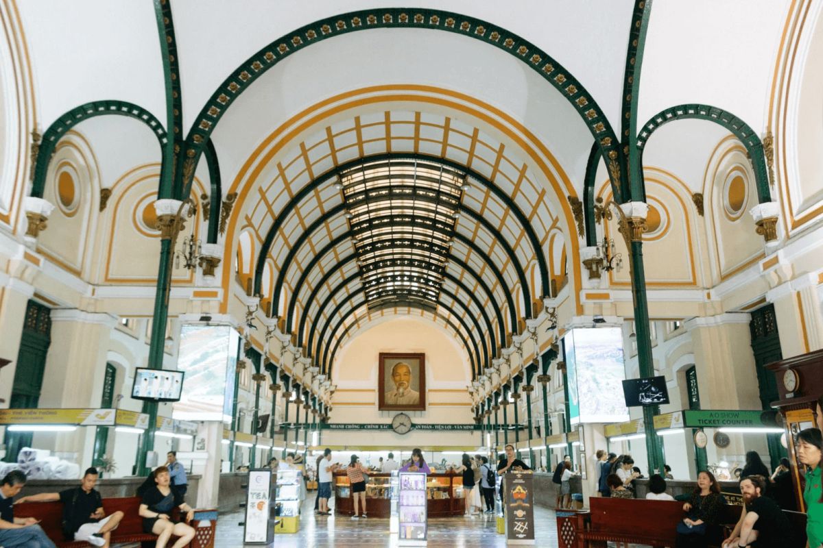 Tourist Attractions in Ho Chi Minh City: Saigon Central Post Office