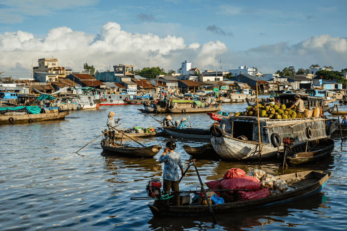 Mekong Delta Description - Cai Rang Floating Market Can Tho