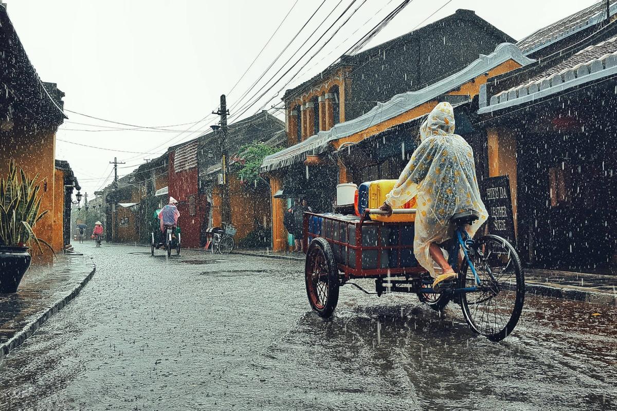 Hoi An Vietnam in Rainy Season
