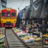 Thailand Cambodia Vietnam 15 Days 14 Nights Samut Songkhram Maeklong Railway Market