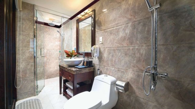 Alisa Premier Cruise Suite Bathroom 2 Standing Showers