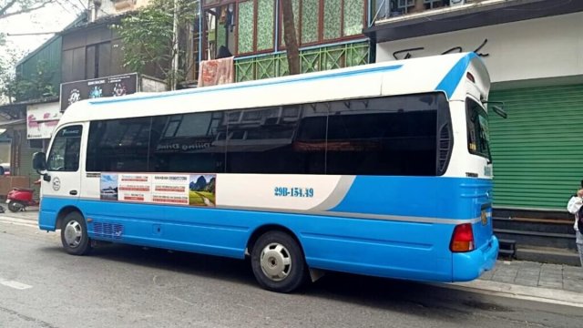 Alova Premium Cruise Shuttle Bus Outside