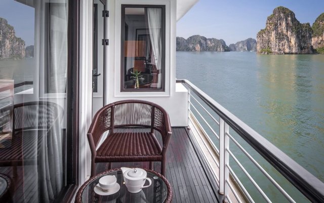 Ambassador Cruise Suite Cozy Balcony with Tea Table