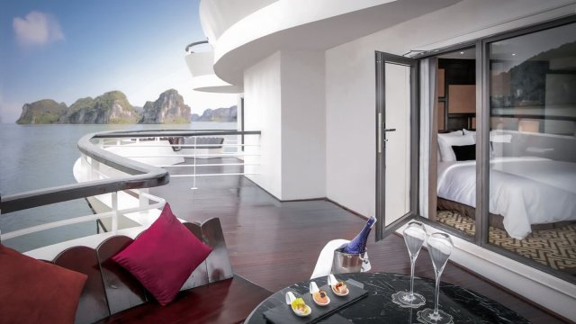 Ambassador Cruise Suite Big Balcony for Relaxing Moments