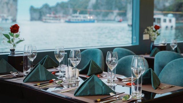 Amethyst Cruise Majestic Sea from Dining Area View