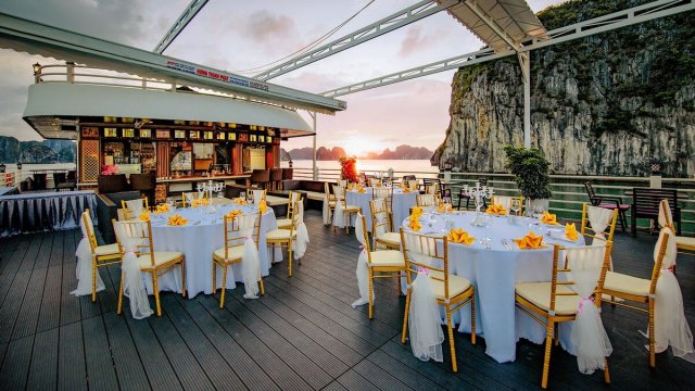 Athena Luxury Cruise Outdoor Restaurant