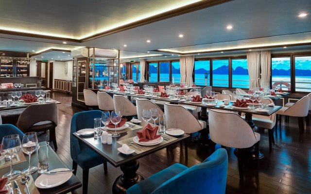 Athena Luxury Cruise Restaurant from a corner view